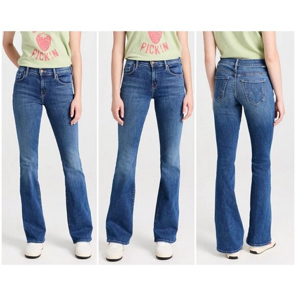 💕MOTHER💕 The Down Low Weekender Heel Jeans ~ Right On! 30 NWOT - Picture 6 of 16